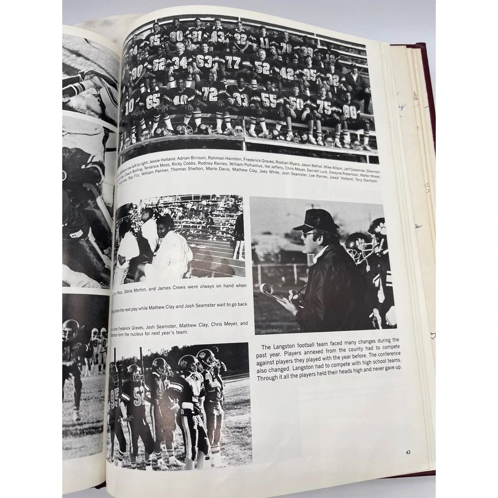 1989 John M Langston Junior High School Legend Year Book Vol 32